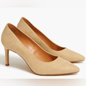 J.Crew Microsuede Heeled Pump size 7